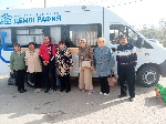 центр социального обслуживания осуществляет доставку граждан 65+ на плановую диспансеризацию в районную больницу