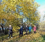 В ГАУ СО КЦСОН Александрово-Гайского района в рамках работы Университета третьего возраста состоялось занятие на факультете "Школа активного долголетия" по скандинавской ходьбе с палками.