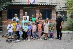 Несовершеннолетние получатели социальных услуг центра соцобслуживания Александрово-Гайского района посетили отделение полиции.