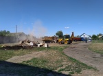 На спортивной площадке МБОУ СОШ №1 завершили демонтаж построек и вывезли строительный мусор