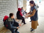 Сотрудники полиции вместе с членами добровольной народной дружины провели акцию «Осторожно мошенники».