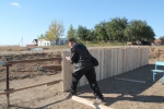В МБУ ФОК "Заволжский" продолжается строительство хоккейной коробки. 