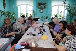 В рамках социальной технологии Творческая мастерская "ДоброЦентр" национального проекта "Демография" для получателей социальных услуг комплексного центра социального обслуживания населения Александрово-Гайского района