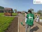 Уборка зоны отдыха волонтерами ФКГС.