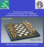 Открытый клубный турнир по шахматам