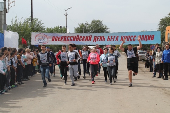 Забег среди учащихся школ и АГПЛ
