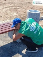 Благоустпройство зоны отдыха на улице Пристань в рамках  ФКГС.